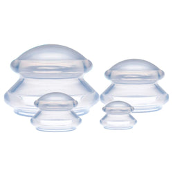 Clear Silicone Keep-Fit Cups - 4 Cup Set