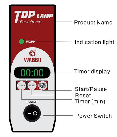 Large Head TDP Lamp 6.75"  - Digital