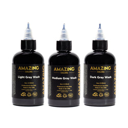 Gray Wash Set (3 Bottle Set) - Amazing Colors (4oz.)